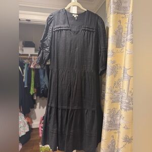 Tyler Boe Black Tiered Dress